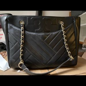 Tory Burch Alexa small flat tote